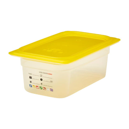 Bac en polypropylène Cambro Safetrak IML GN 1/4 100mm - Cambro - JN513