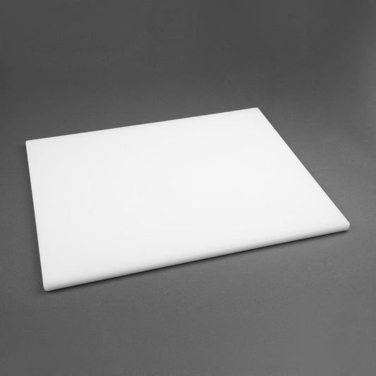 Grande planche à découper épaisse basse densité Hygiplas blanche - Hygiplas - HC882