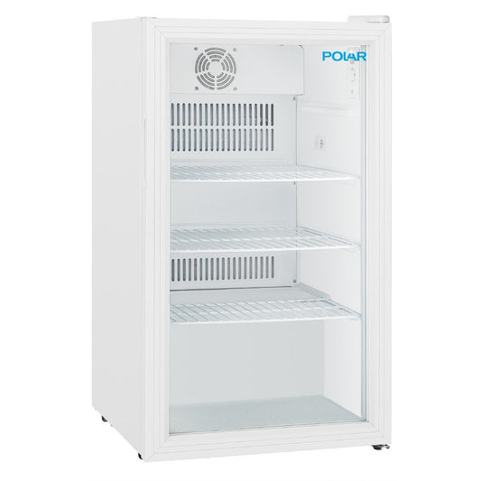 Vitrine dessous de comptoir positive blanche Polar Série C 90L - Polar - PC011