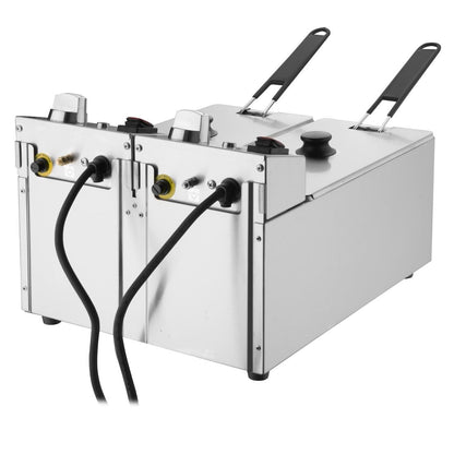 Friteuse double Buffalo - 2x3L - Buffalo - CU615