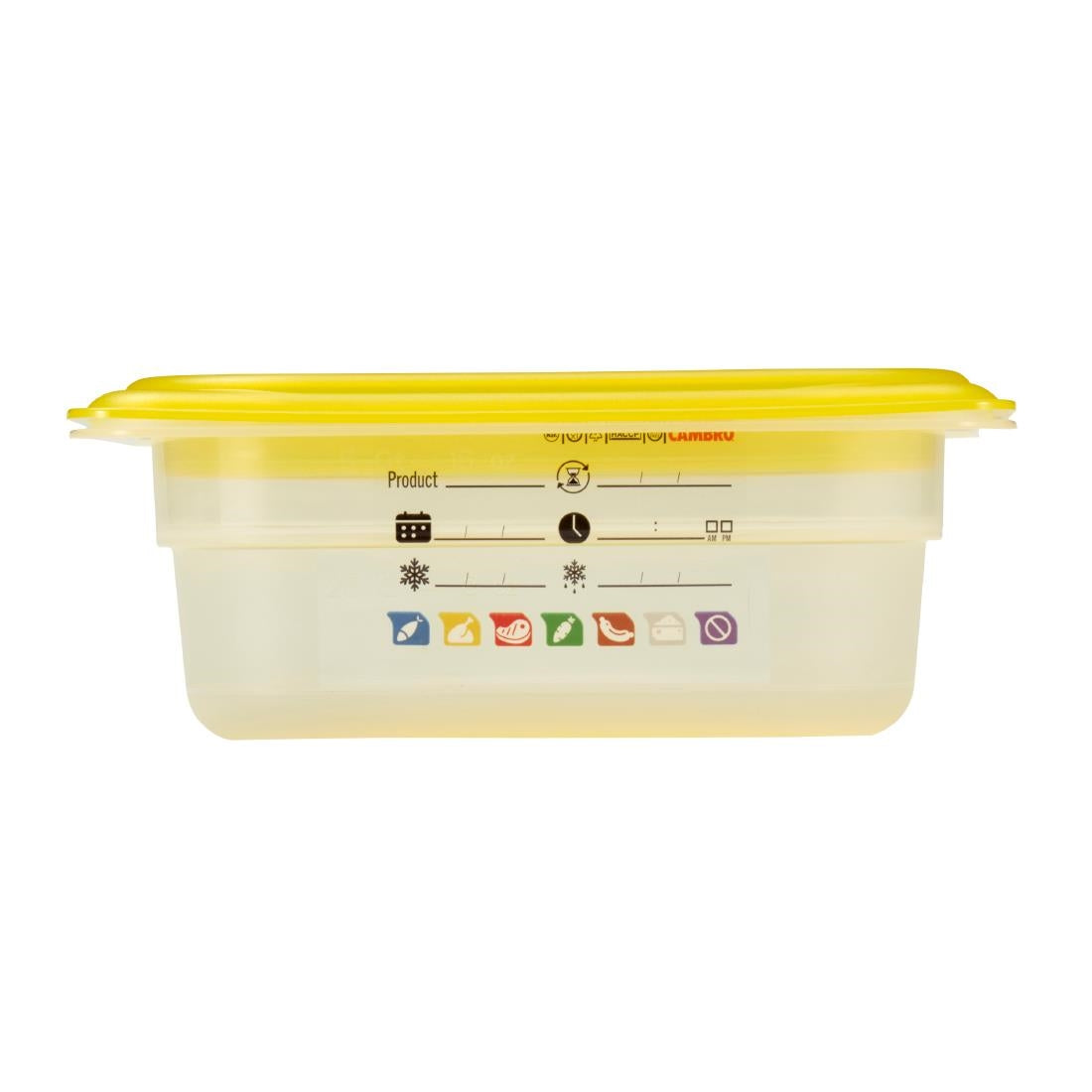 Bac en polypropylène Cambro Safetrak IML GN 1/9 65mm - Cambro - JN518