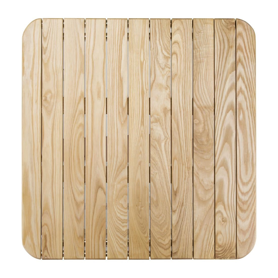 Table carrée en frêne et aluminium Bolero 700mm - Bolero - GL982