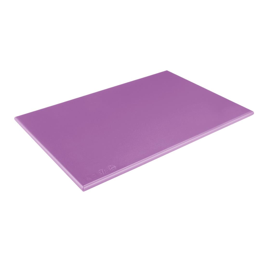 Planche à découper haute densité Hygiplas violette 450x300x25mm - Hygiplas - FX102