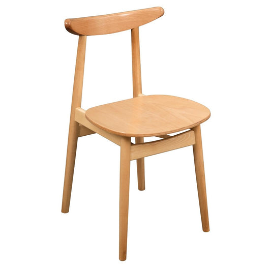 Chaises en bois courbé Fameg Cowhorn hêtre naturel (lot de 2) - Fameg - CW007