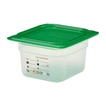 Bac en polypropylène Cambro Safetrak IML GN 1/6 100mm - Cambro - JN516