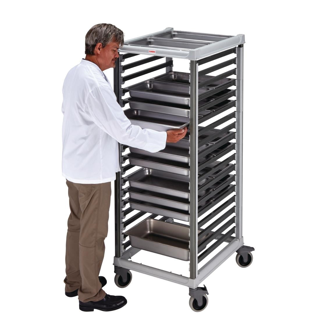 Échelle 18 niveaux GN 2/1 pour 36 bacs GN 1/1 Cambro - Cambro - FP467
