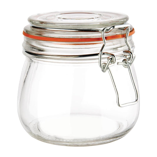 Bocal à conserve avec clip 500ml Vogue - Vogue - P490