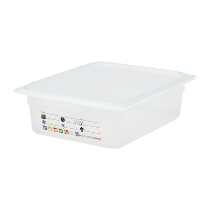Bac en polypropylène Cambro Safetrak IML GN 1/2 100mm - Cambro - JN505
