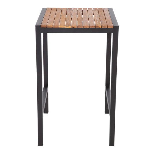 Mange-debout carré en acier et acacia Bolero 60 cm - Bolero - DS155