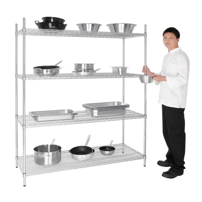 Étagère en kit 4 niveaux Vogue 1525 x 610mm - Vogue - U258