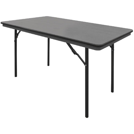 Table rectangulaire pliante grise en ABS Bolero 1220mm - Bolero - GC594