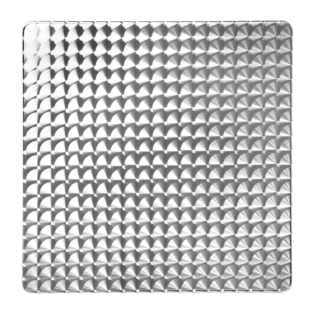 Table bistro carrée Bolero acier inoxydable 700mm - Bolero - CG834