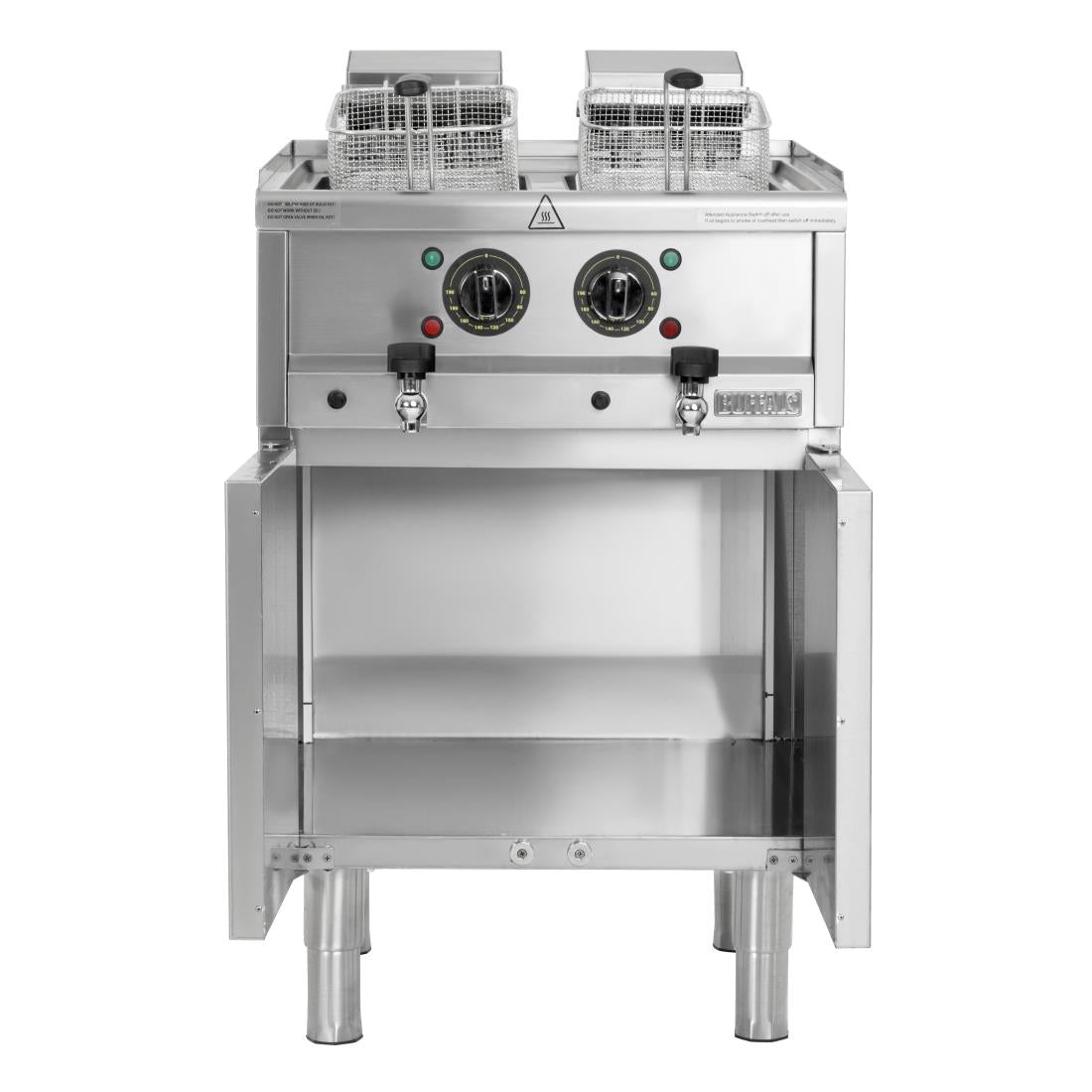 Friteuse électrique double cuve Buffalo Série 600 2x 8L - Buffalo - SA782