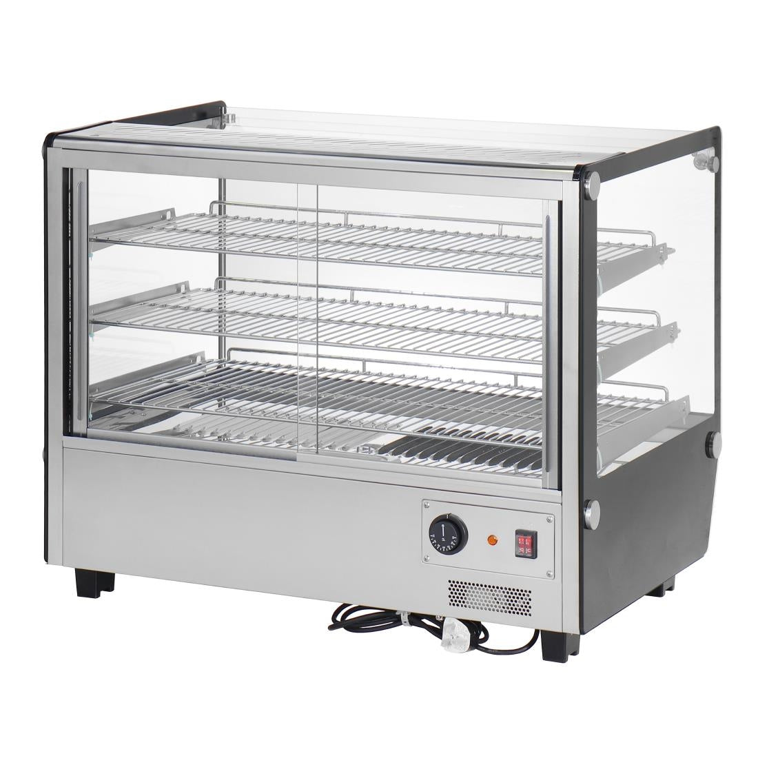 Vitrine chauffante de comptoir carrée Buffalo 160L - Buffalo - HW924