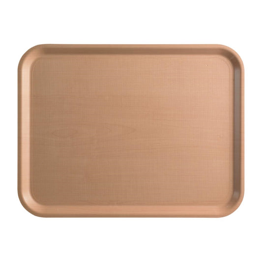 Plateau de service rectangulaire stratifié Mykonos Cambro bouleau 43 cm - Cambro - DM795