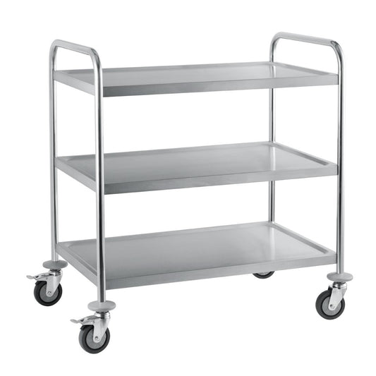 Chariot de débarrassage inox 3 niveaux Craven - Craven - P479