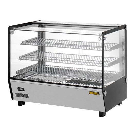 Vitrine chauffante de comptoir carrée Buffalo 160L - Buffalo - HW924