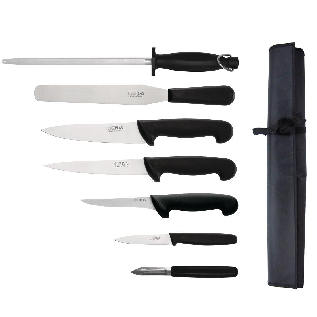 Ensemble de 7 couteaux pour débutants avec couteau de cuisine 20cm Hygiplas - Hygiplas - F222