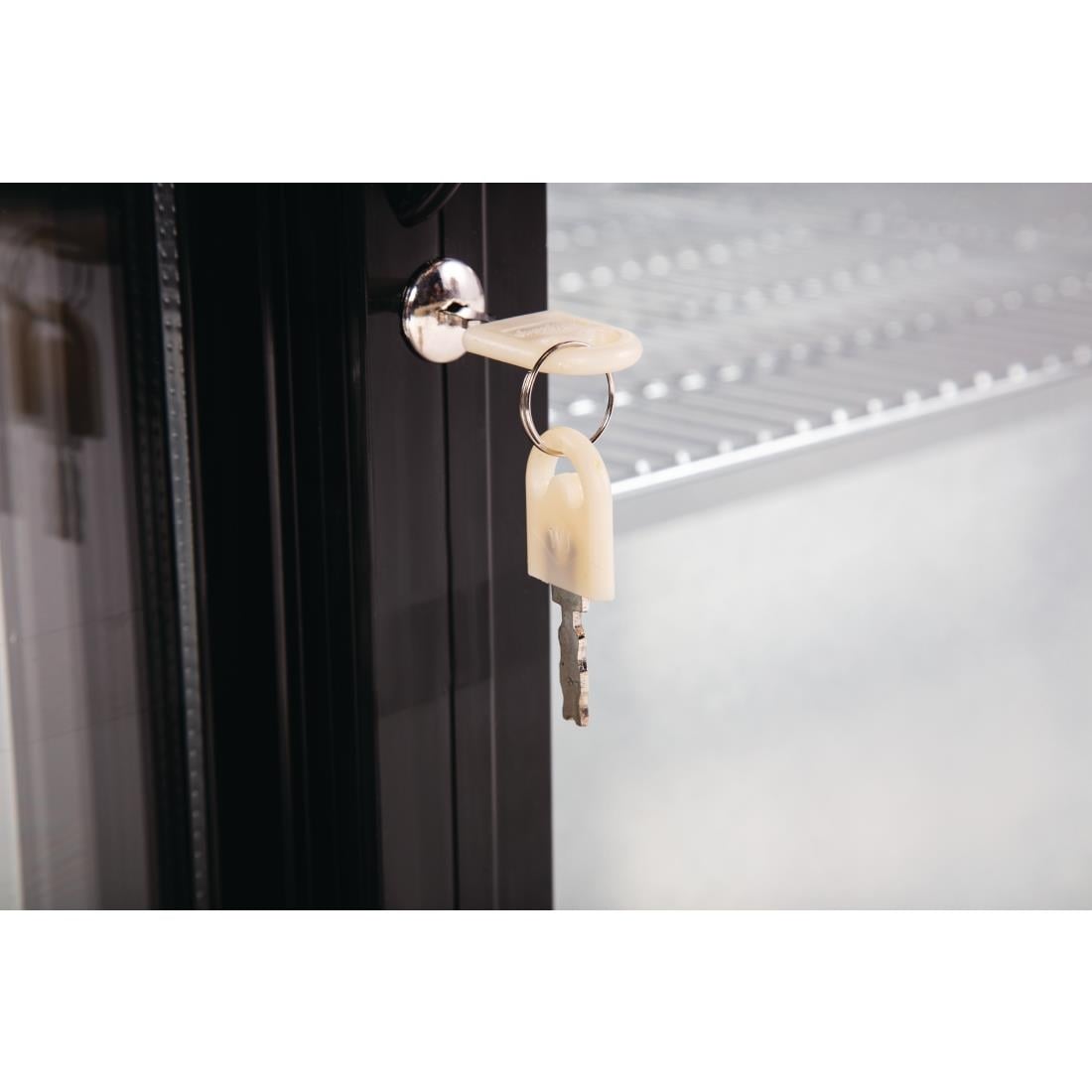 Arrière-bar trois portes coulissantes Polar Série G noir 320L - Polar - GL013