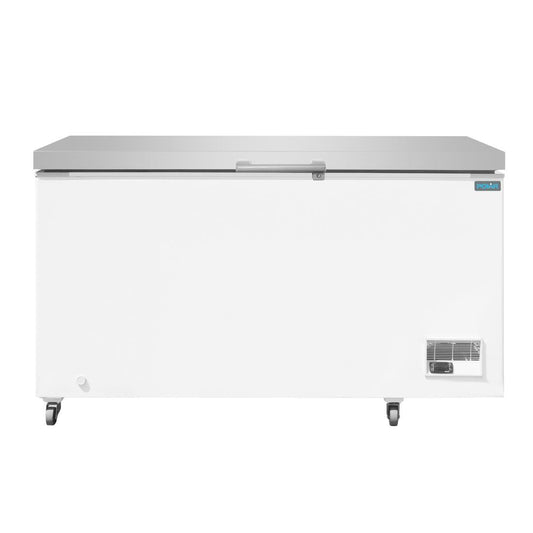 Congélateur coffre avec couvercle inox Polar Série G 378L - Polar - GP897