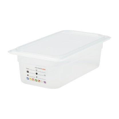 Bac en polypropylène Cambro Safetrak IML GN 1/3 100mm - Cambro - JN509