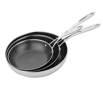 Sauteuse en inox avec revêtement Tri-Shield Vogue 24cm - Vogue - GP188