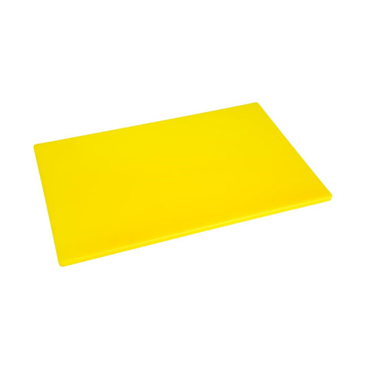 Planche à découper antibactérienne basse densité Hygiplas jaune - Hygiplas - HC861