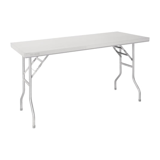 Table de travail pliante inox Vogue 1220x610x780mm - Vogue - FN288