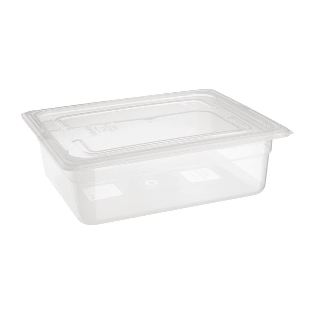 Bac en polypropylène GN 1/2 sans couvercle Nisbets Essentials 100mm - Nisbets Essentials - FA823