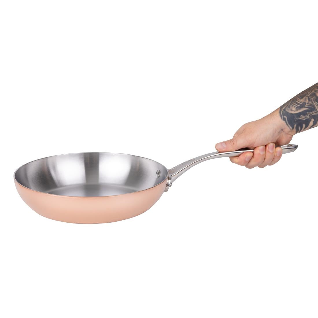 Batterie de cuisine en cuivre triple parois 3 pièces Vogue Cook Like A Pro - Vogue - SA655