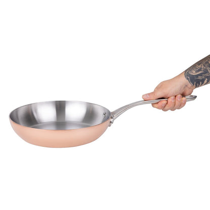 Batterie de cuisine en cuivre triple parois 3 pièces Vogue Cook Like A Pro - Vogue - SA655