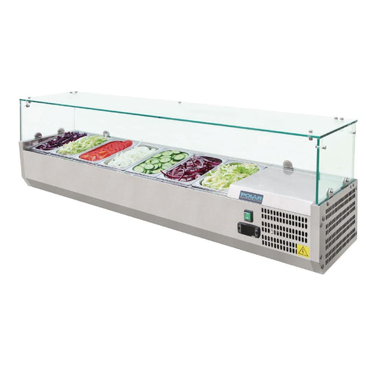 Saladette réfrigérée Polar Série G 7x GN1/4 - Polar - G609