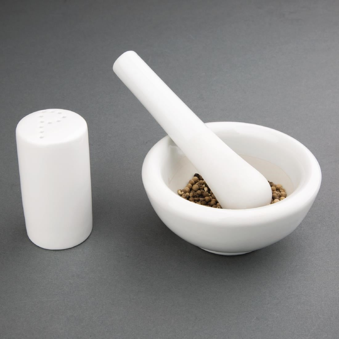 Pilon et mortier en porcelaine Vogue 115mm - Vogue - J923
