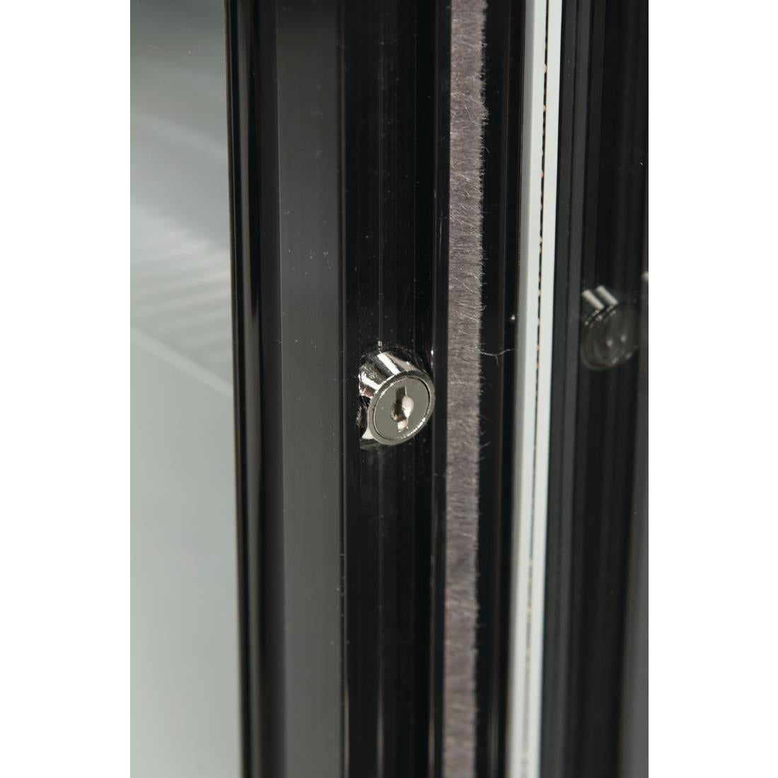 Arrière-bar trois portes coulissantes Polar Série G noir 320L - Polar - GL013