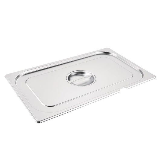 Couvercle inox GN 1/1 avec encoche Vogue - Vogue - CB170