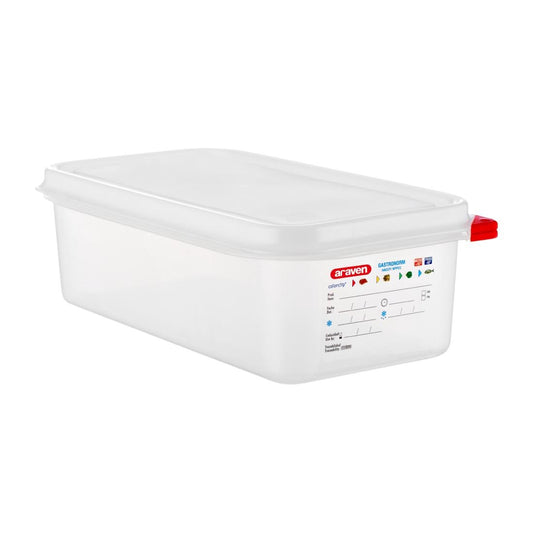 Boîtes alimentaires en polypropylène GN 1/3 Araven 4L (lot de 4) - Araven - T986