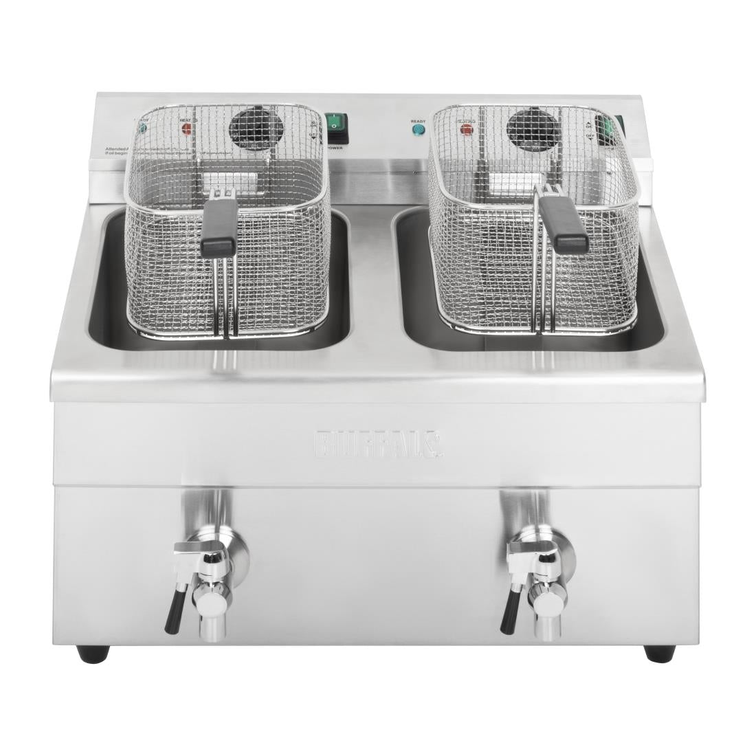 Friteuse induction double Buffalo 2 x 3 kW - Buffalo - CT012