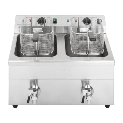 Friteuse induction double Buffalo 2 x 3 kW - Buffalo - CT012