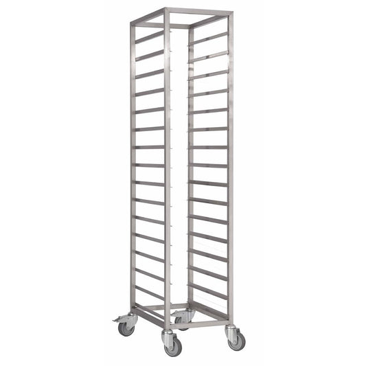 Chariot à glissières inox Gastro M GN 2/1 18 niveaux - Gastro M - DS458
