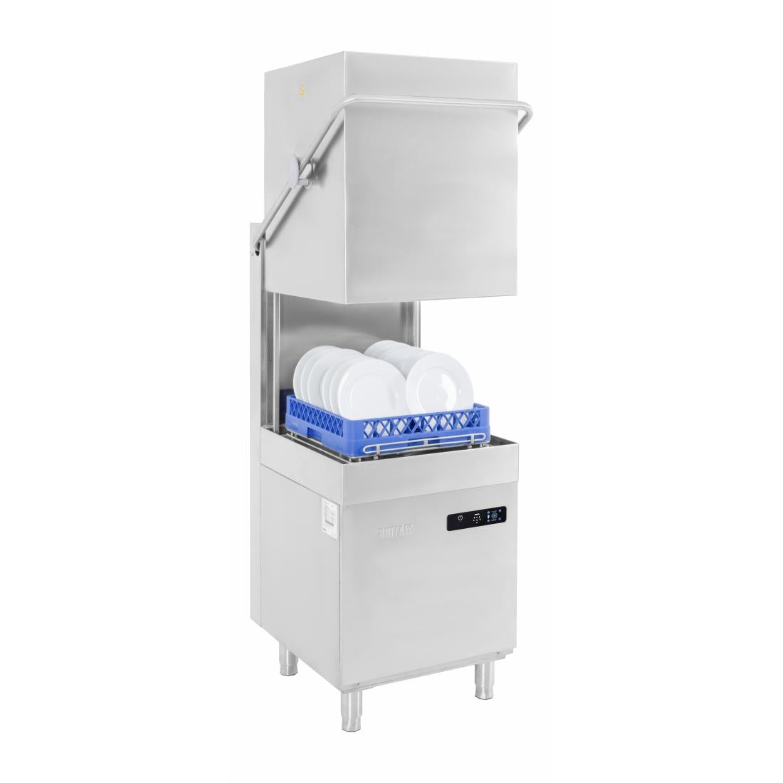 Lave-vaisselle numérique à capot Buffalo avec pompe de vidange 9,7 kW triphasé - Buffalo - DN975