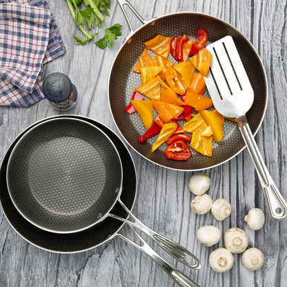Sauteuse en inox avec revêtement Tri-Shield Vogue 24cm - Vogue - GP188