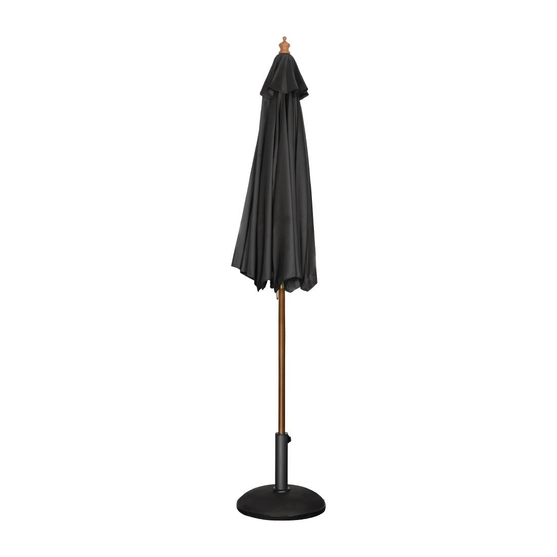 Parasol rond Bolero noir 2,5m - Bolero - CB514