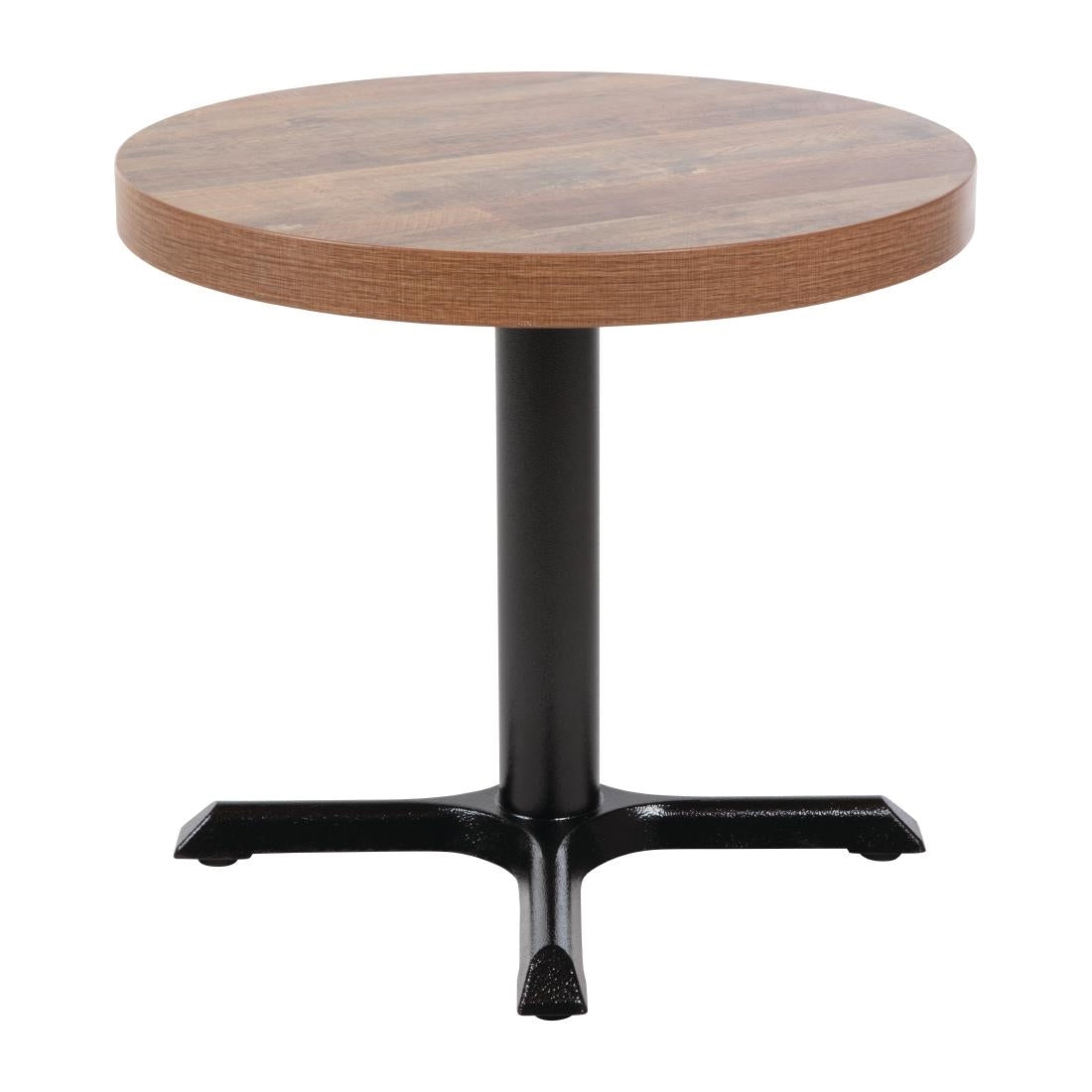 Plateau de table rond Bolero 60 cm effet bois vieilli - Bolero - DR822