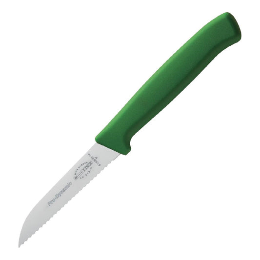 Couteau d'office denté Dick Pro-Dynamic HACCP vert 8cm - Dick - DL364