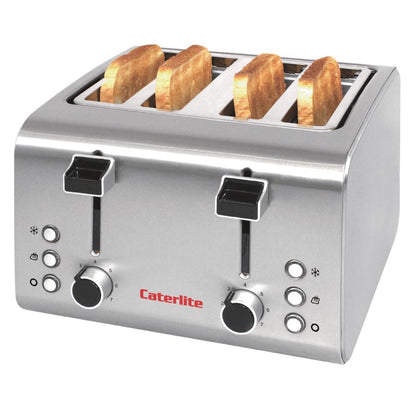 Grille-pain inox Caterlite 4 tranches - Caterlite - CP929