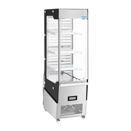 Vitrine réfrigérée positive libre-service Slimline Polar série G avec porte 220 L - Polar - PG006
