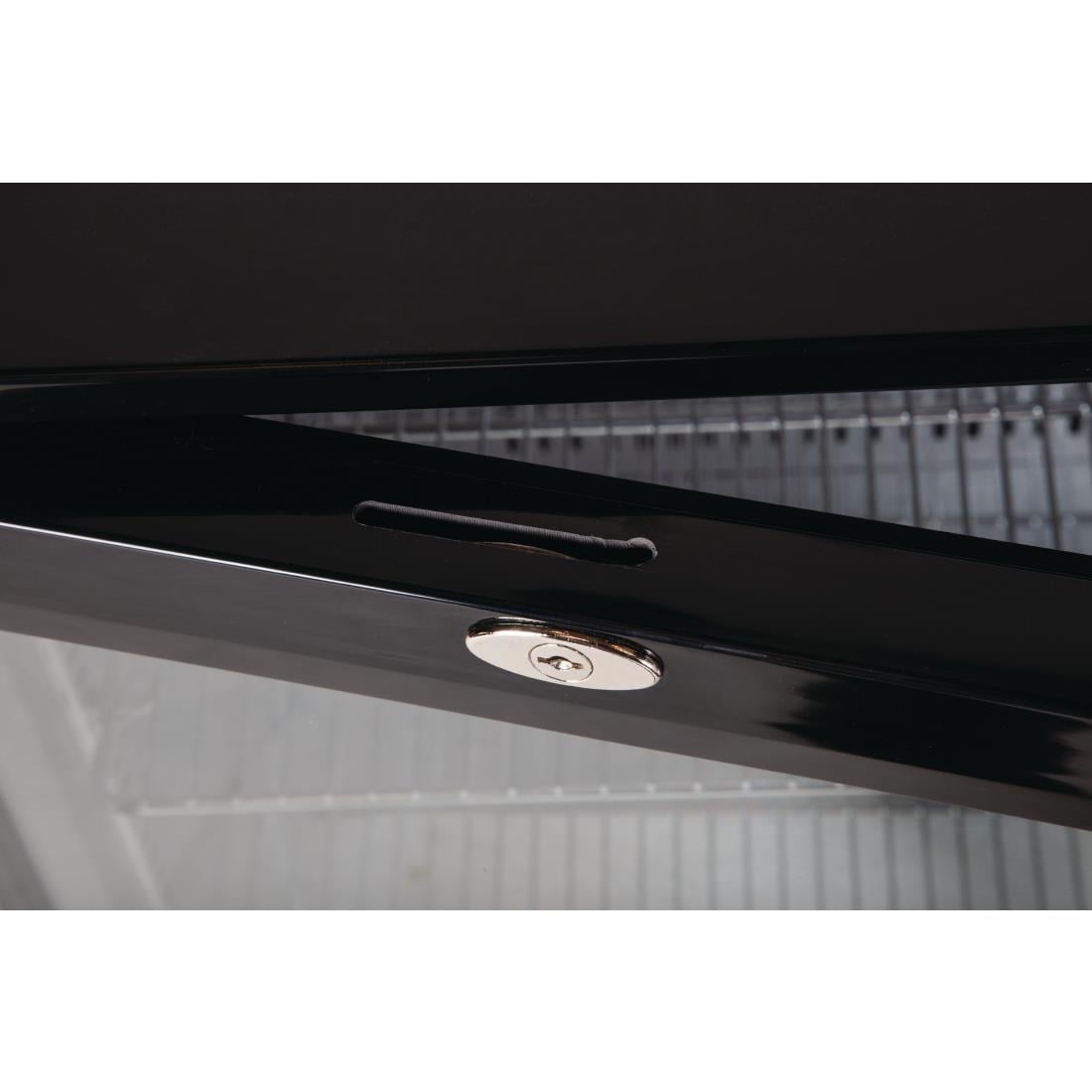 Arrière-bar une porte pivotante Polar Série G noir 128L - Polar - GL011