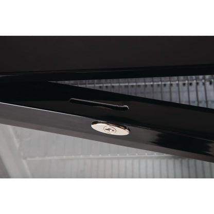 Arrière-bar une porte pivotante Polar Série G noir 128L - Polar - GL011