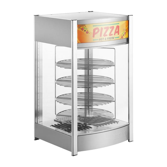 Vitrine chauffante rotative pour pizzas Buffalo 4 niveaux - Buffalo - JB188