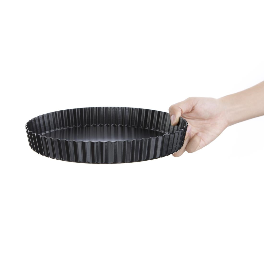 Moule à tarte antiadhésif avec fond mobile Vogue 25 cm - Vogue - DB567